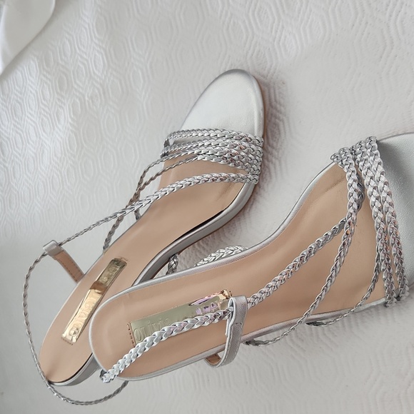 3 for $20 Silver strappy sandals - Picture 2 of 7